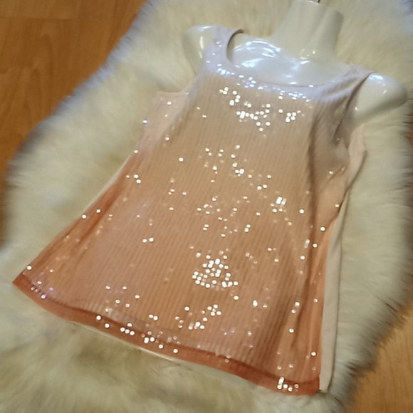 Ruby Rd. Ombre Sequined Tank Top - Picture 11 of 13